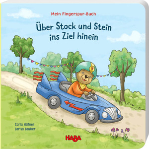 Mein Fingerspur-Buch – Über Stock und Stein ins Ziel hinein HABA 305057 Bunt