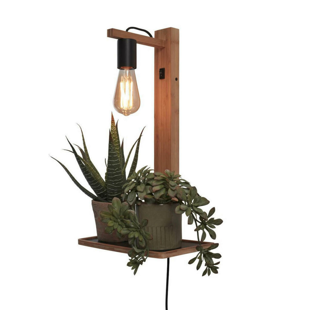 Bild 1 von Good & Mojo Wandleuchte Good&Mojo,Natur, 18x52 cm, LED-Leuchtmittel austauschbar, Lampen & Leuchten, Innenbeleuchtung, Spots & Strahler, Wandstrahler