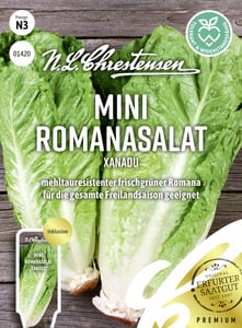 N.L.Chrestensen Saatgut Mini Romanasalat Xanadu ca. 20 Pflanzen