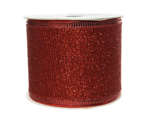 Kaemingk Band Glitter rot 270 cm