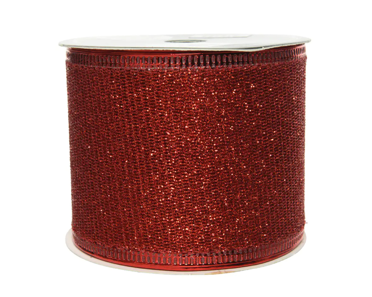 Bild 1 von Kaemingk Band Glitter rot 270 cm