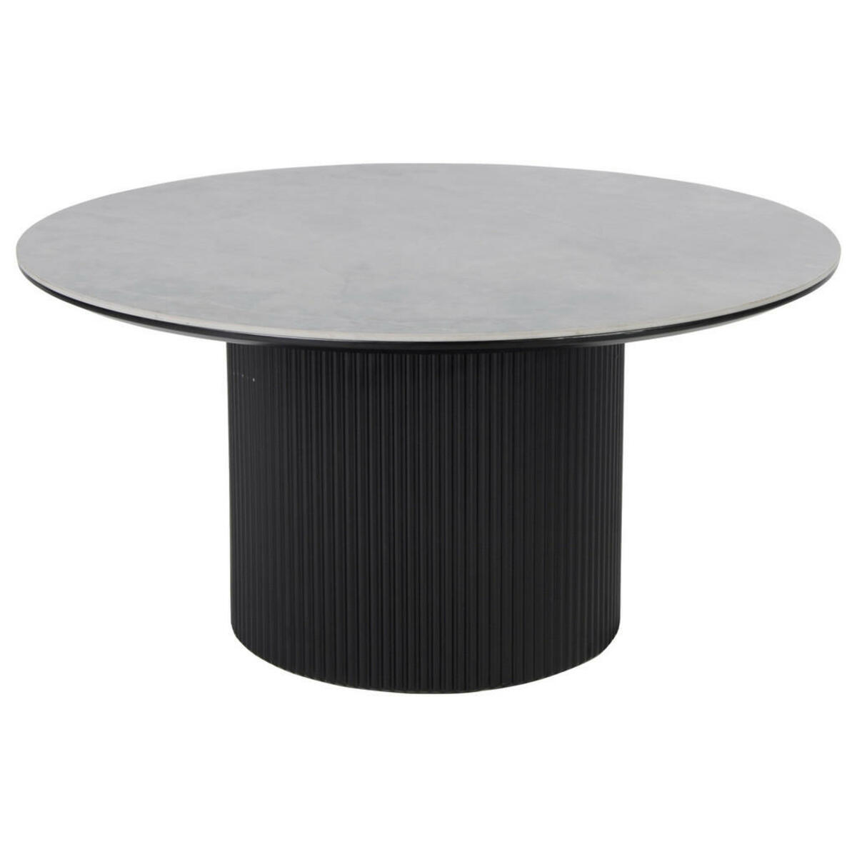 Bild 1 von Stylife Couchtisch, Schwarz, Hellgrau, Keramik, rund, zylindrisch, 80x40 cm, einfacher Aufbau, Wohnzimmer, Wohnzimmertische, Couchtische