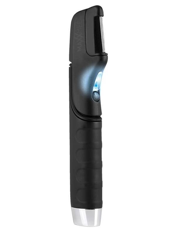 Bild 1 von Kabelloser Haarschneider 'Smart Trimm 3in1' mit 5 Aufsätzen, LED-Beleuchtung, ausziehbarer Griff MAXXMEE Schwarz