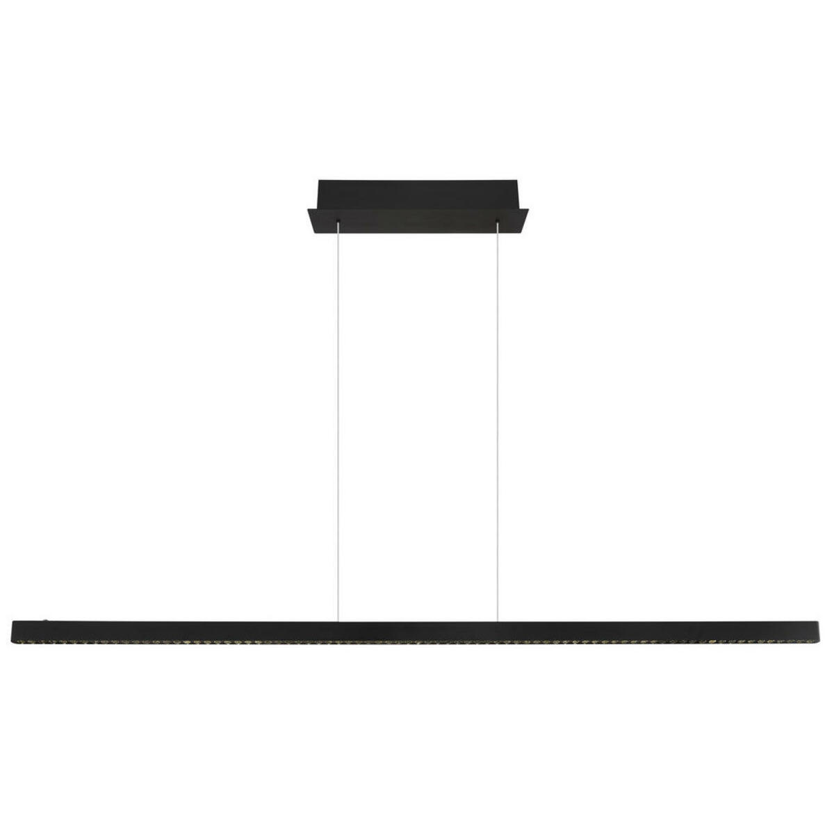 Bild 1 von Globo Led-Hängeleuchte, Schwarz, Transparent, Metall, Kunststoff, 9x120 cm, höhenverstellbar, Touch (on/off), Lampen & Leuchten, Innenbeleuchtung, Hängelampen, Esstischlampen