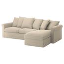 Bild 1 von GRÖNLID  3er-Bettsofa mit Récamiere