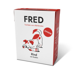 Fred & Felia FRED 10x390g JUNIOR Rind mit Nudeln