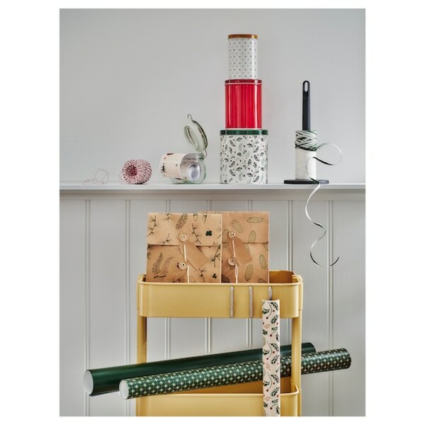 Bild 3 von VINTERFINT  Geschenktüte, Tannenzapfenmuster braun 20x26 cm