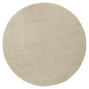 Bild 1 von Novel Webteppich, Beige, Textil, Uni, rund, Oeko-Tex® Standard 100, für Fußbodenheizung geeignet, pflegeleicht, Teppiche & Böden, Teppiche, Runde Teppiche