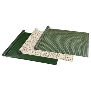 VINTERFINT  Geschenkpapierrolle, verschiedene Muster grün 3x0.7 m/2.10 m²x3 Stück