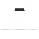 Bild 1 von Globo Led-Hängeleuchte, Schwarz, Transparent, Metall, Kunststoff, 9x120 cm, höhenverstellbar, Touch (on/off), Lampen & Leuchten, Innenbeleuchtung, Hängelampen, Esstischlampen