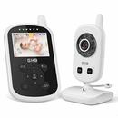 Bild 1 von GHB Babyphone mit Kamera Video Baby Monitor 2,4 GHz Gegensprechfunktion ECO Modus Nachtsicht Temperatursensor Schlaflieder Lange Akkulaufzeit