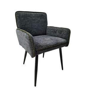 Mid.you Armlehnstuhl, Hellgrau, Metall, Textil, konisch, 57x84x57 cm, Esszimmer, Stühle, Armlehnenstühle