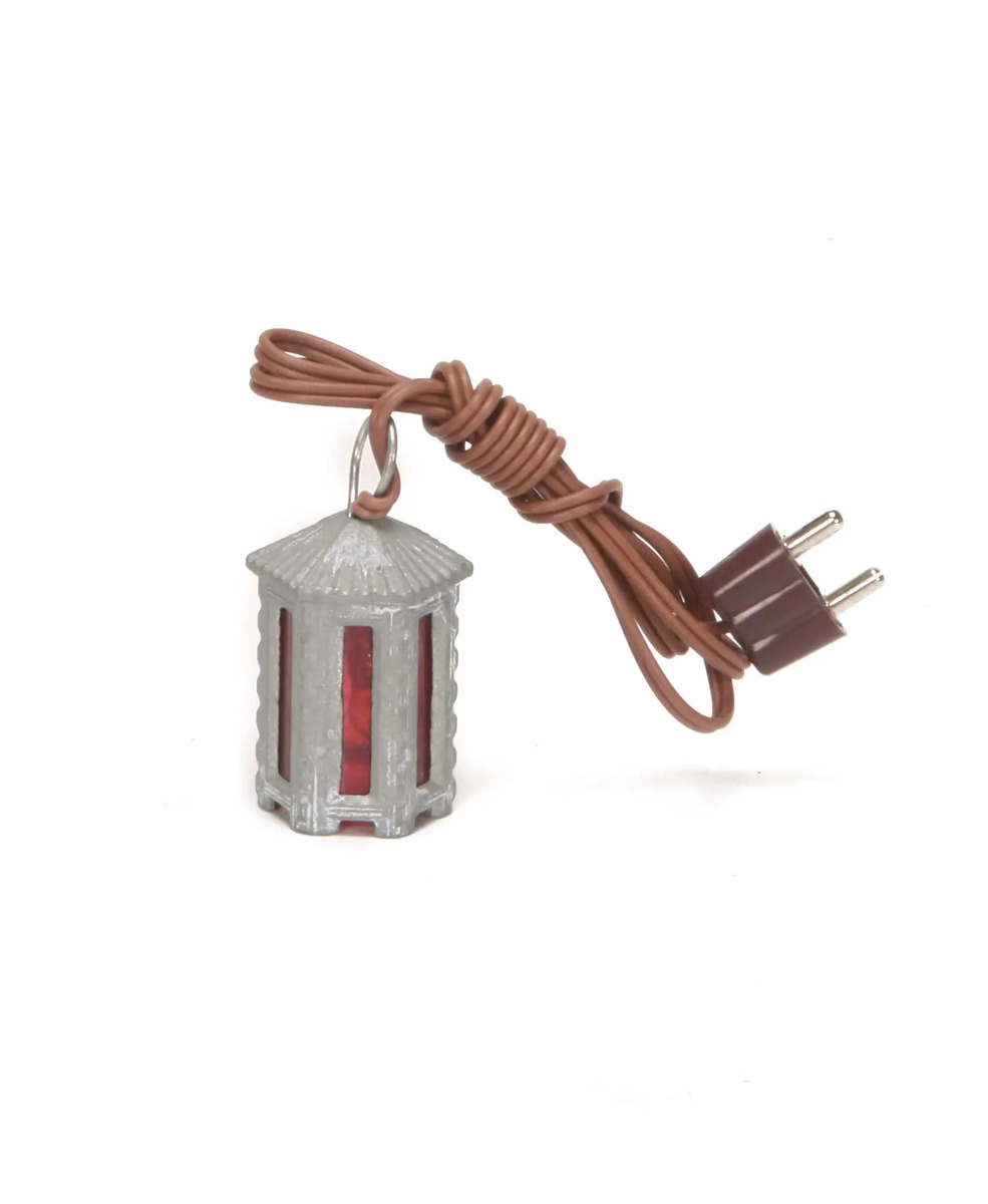 Bild 1 von Riffelmacher Laterne sechseckig Glas rot