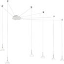 Bild 1 von Fabas Luce Led-Pendelleuchte Isabella, Weiß, Metall, 350 cm, ISO 9001, höhenverstellbar, Lampen & Leuchten, Leuchtenserien