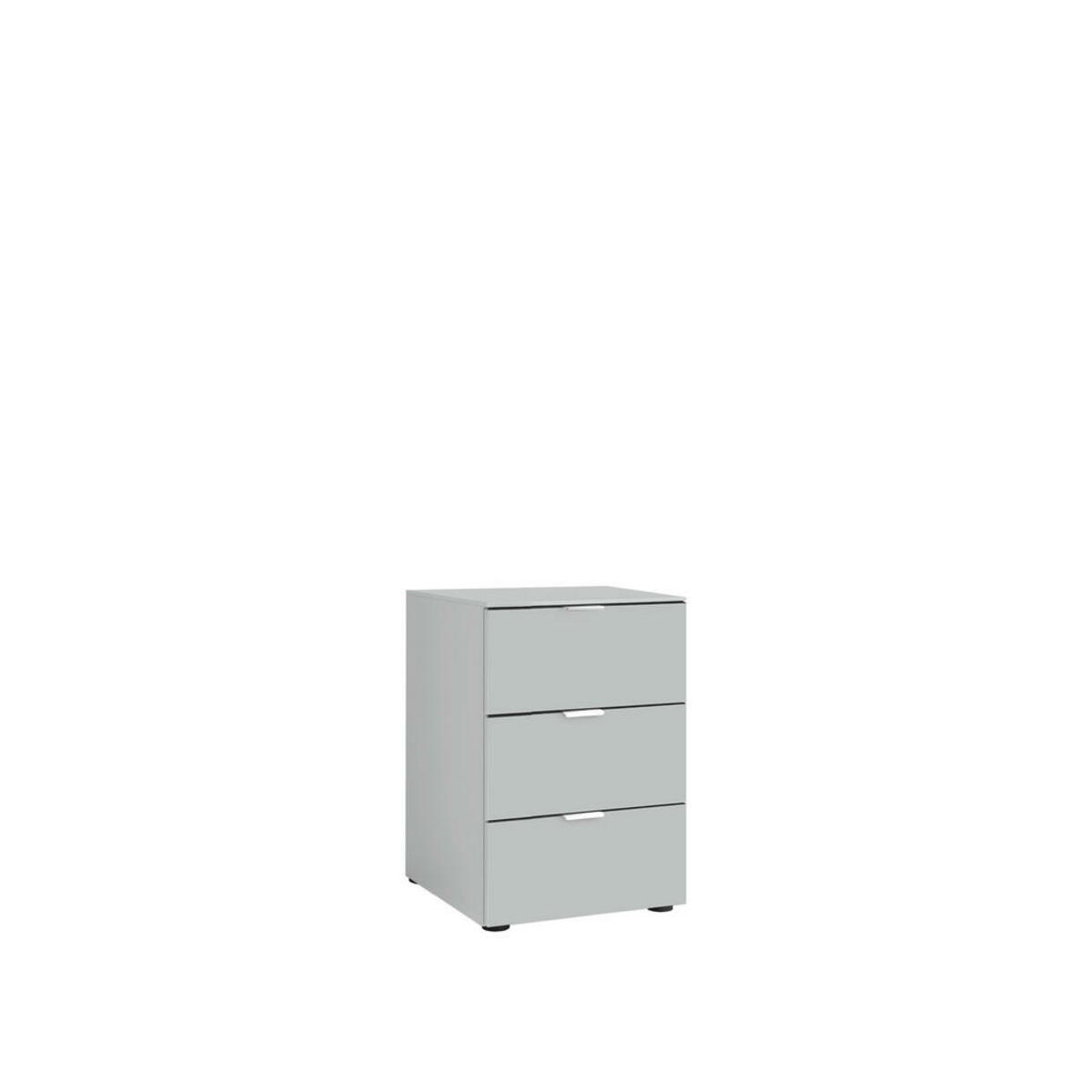 Bild 1 von Moderano Nachtschrank, Hellgrau, Kunststoff, 3 Schubladen, 40x58x40 cm, Blauer Engel, Goldenes M, BQ - Bündnis für Qualität, Made in Germany, DGM-Klimapakt, DGM-Emissionslabel, erweiterbar, Typena