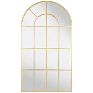 Mid.you Wandspiegel, Gold, Metall, Glas, 100x180x3 cm, Bsci, Badezimmer, Badezimmerspiegel, Badspiegel