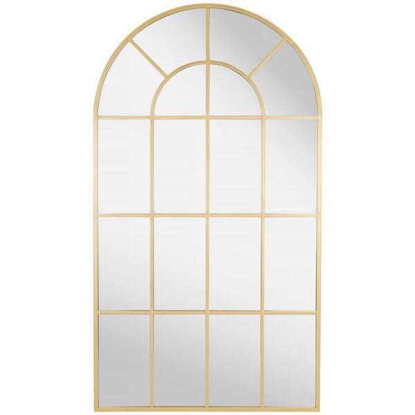 Bild 1 von Mid.you Wandspiegel, Gold, Metall, Glas, 100x180x3 cm, Bsci, Badezimmer, Badezimmerspiegel, Badspiegel