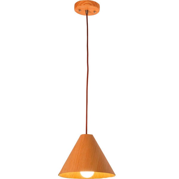 Bild 1 von Fabas Luce Pendelleuchte Esino, Holz, Textil, Eiche, 200 cm, ISO 9001, höhenverstellbar, Lampen & Leuchten, Leuchtenserien