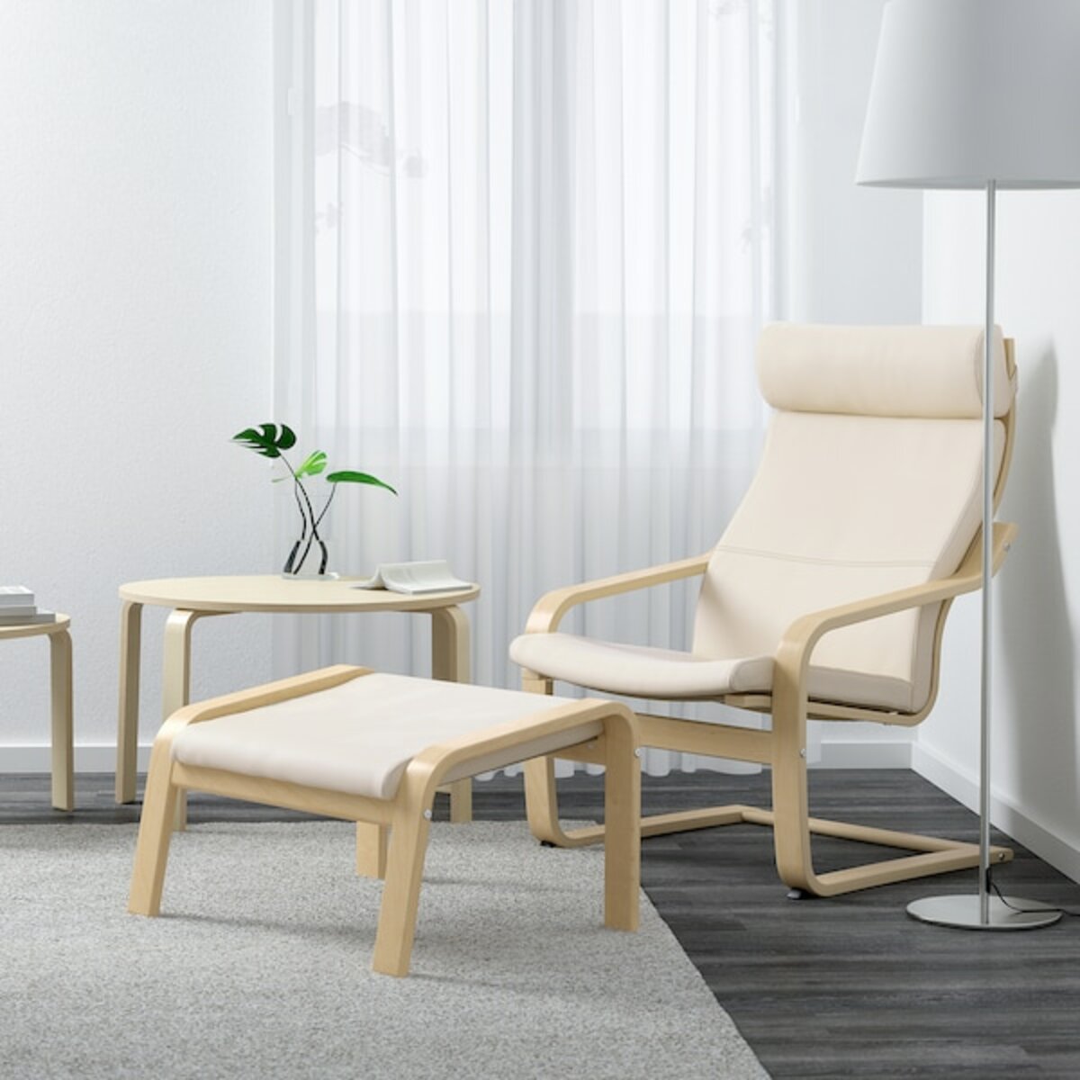 Bild 4 von POÄNG  Sessel und Hocker