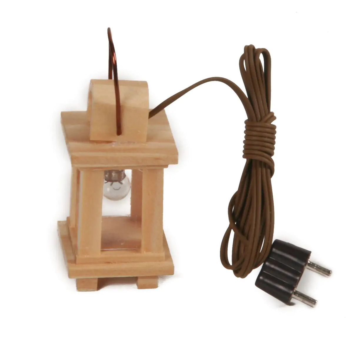 Bild 1 von Riffelmacher Krippenzubehör Holzlaterne 4 cm