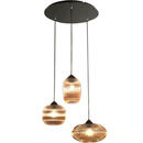 Bild 1 von Fabas Luce Pendelleuchte Nordal, Schwarz, Metall, Glas, 200 cm, ISO 9001, höhenverstellbar, Lampen & Leuchten, Leuchtenserien