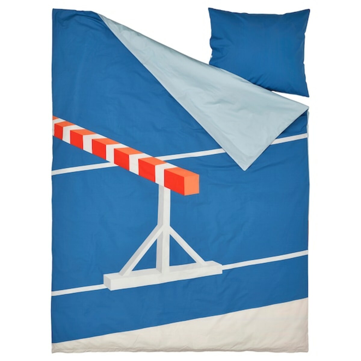 Bild 3 von SPORTSLIG  Bettwäsche-Set, 2-teilig, Laufstrecke 140x200/80x80 cm