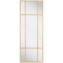 Bild 1 von Mid.you Wandspiegel, Gold, Metall, Glas, rechteckig, 60x160x3 cm, Bsci, senkrecht und waagrecht montierbar, Badezimmer, Badezimmerspiegel, Badspiegel