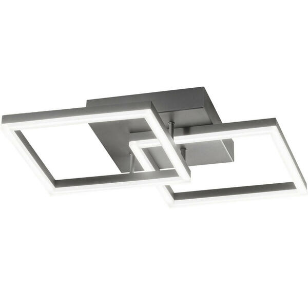 Bild 1 von Fabas Luce Led-Wandleuchte Bard, Anthrazit, Metall, Kunststoff, 45x10 cm, DIN EN ISO 9001, Lampen & Leuchten, Leuchtenserien