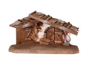 Riffelmacher Krippenstall Grafenau 37 x 16 x 18 cm für 6-8 cm Figuren