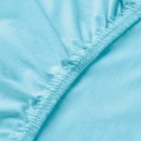 Bild 4 von LEN  Spannbettlaken, blau 80x165 cm