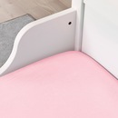 Bild 3 von LEN  Spannbettlaken, rosa 80x165 cm