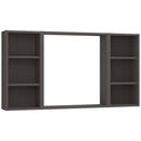 Bild 1 von Mid.you Wandspiegel, Grau, Glas, rechteckig, 120x64x18 cm, Made in Germany, Badezimmer, Badezimmerspiegel, Badspiegel