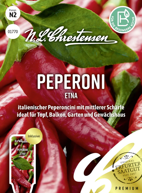 N.L.Chrestensen Saatgut Peperoni Etna ca. 8 Pflanzen von Globus