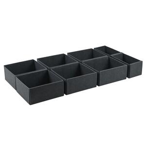 Schubladenbox Unit - L in Grau, Grau