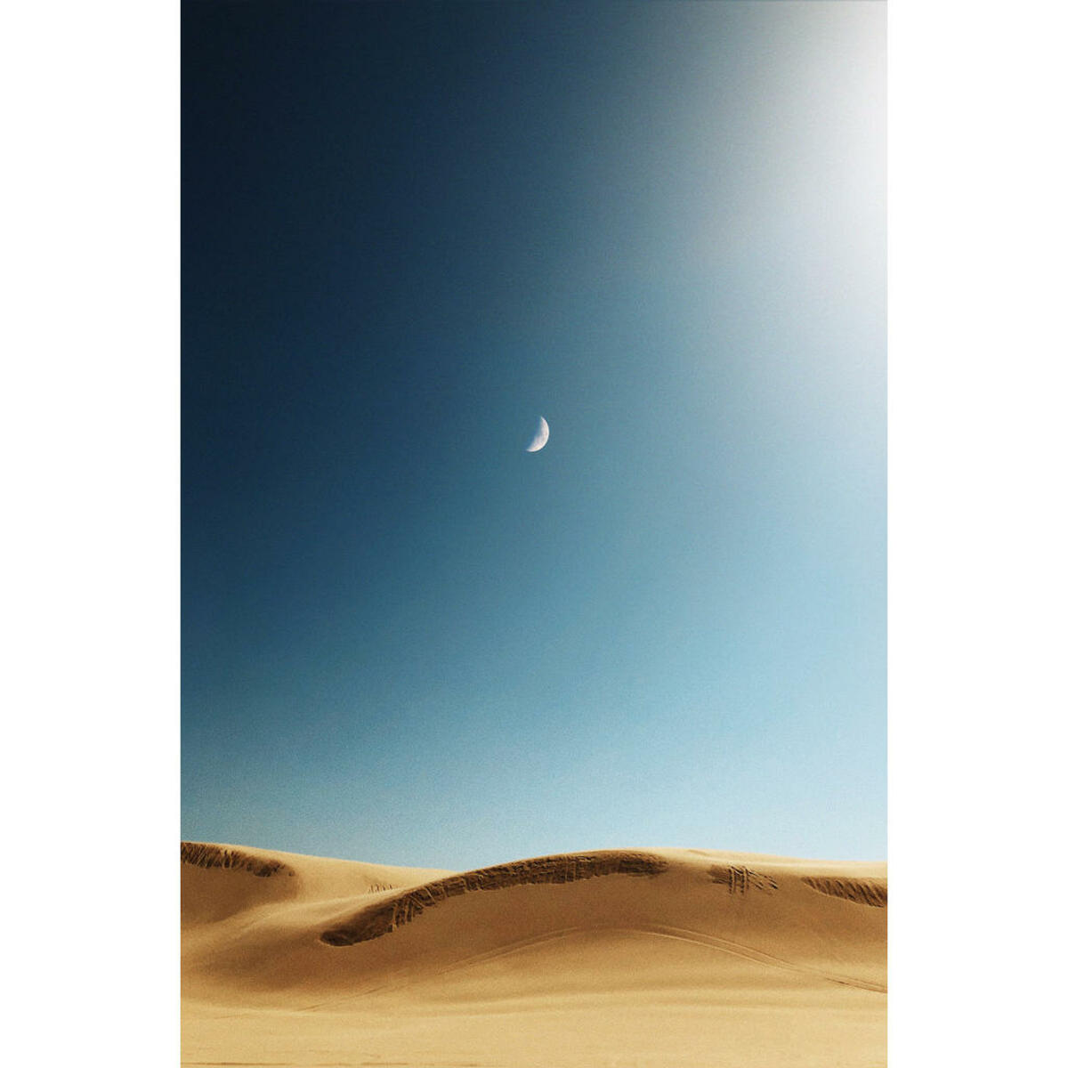 Bild 1 von Aluminiumbild, Blau, Sand, Dunkelblau, Beige, Hellbraun, Blaugrau, Kunststoff, Metall, 98x148 cm, einfache und schnelle Anbringung, Bilder, Metallbilder