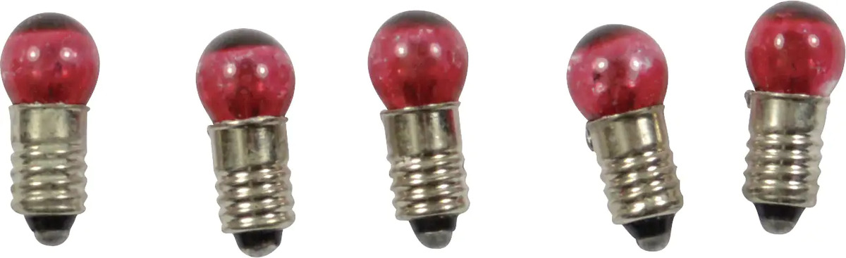 Bild 1 von Riffelmacher Ersatzbirnen E5 rot 5 Stück