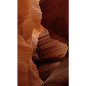 Bild, Rotbraun, Metall, rechteckig, 70x118 cm, Fotografie, einfache und schnelle Anbringung, Bilder