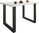 Bild 1 von Esstisch Xona 110x80 cm Schwarz/Weiß, Schwarz, Weiß