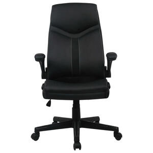 Mid.you Drehstuhl, Schwarz, Metall, Kunststoff, Textil, Drehkreuz, 66x118x69 cm, Sitzfläche 360° drehbar, inklusive Armlehnen, Arbeitszimmer, Bürostühle, Drehstühle