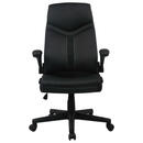 Bild 1 von Mid.you Drehstuhl, Schwarz, Metall, Kunststoff, Textil, Drehkreuz, 66x118x69 cm, Sitzfläche 360° drehbar, inklusive Armlehnen, Arbeitszimmer, Bürostühle, Drehstühle