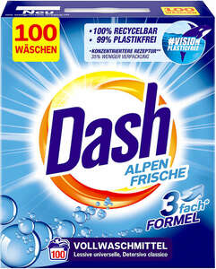 DASH Voll- oder Colorwaschmittel