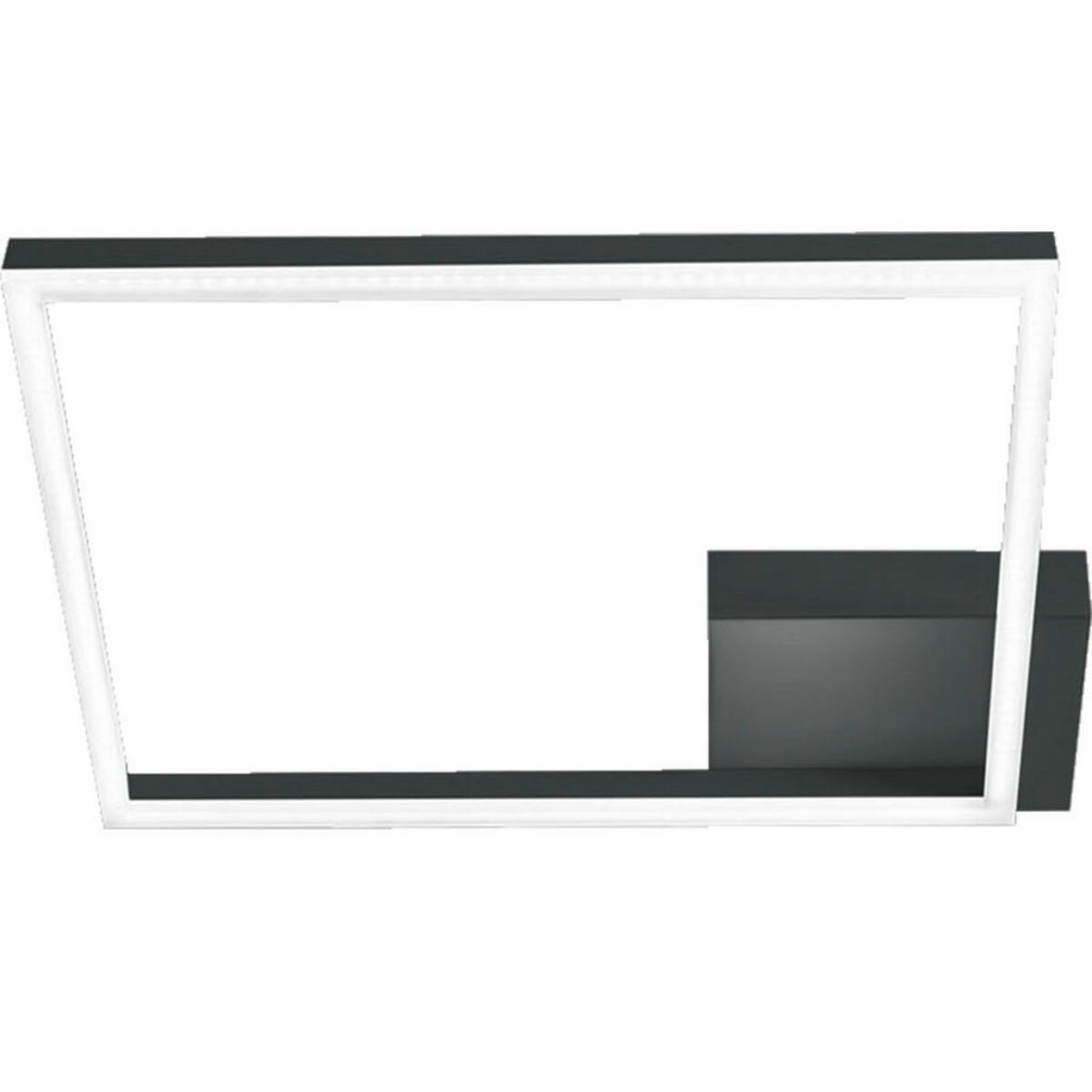 Bild 1 von Fabas Luce Led-Wandleuchte Bard, Anthrazit, Metall, Kunststoff, 45x6.5 cm, DIN EN ISO 9001, Lampen & Leuchten, Leuchtenserien