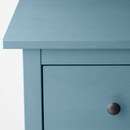 Bild 4 von HEMNES  Kommode mit 3 Schubladen, blau lasiert 108x96 cm