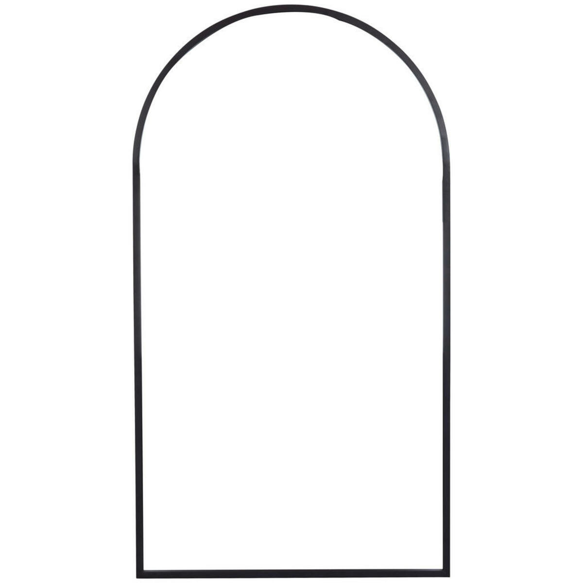 Bild 1 von Mid.you Wandspiegel, Schwarz, Metall, Glas, 88x160x2.5 cm, Wohnspiegel, Wandspiegel