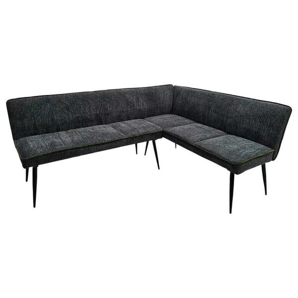 Bild 1 von Mid.you Eckbank, Hellgrau, Metall, Textil, 5-Sitzer, L-Form, 194x154x83 cm, Esszimmer, Bänke, Eckbänke