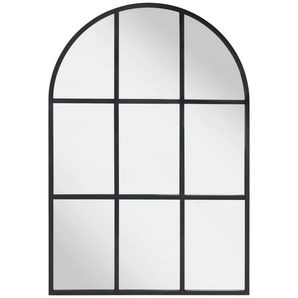 Bild 1 von Mid.you Wandspiegel, Schwarz, Metall, Glas, 85x125x3 cm, Bsci, Badezimmer, Badezimmerspiegel, Badspiegel