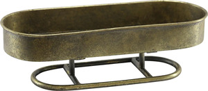 Dijk Metall Tablett gold, 38,5 x 14,5 x 11,5 cm