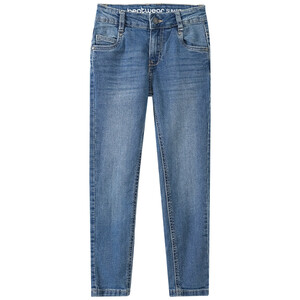 Jungen Slim-Jeans mit verstellbaren Bund BLAU