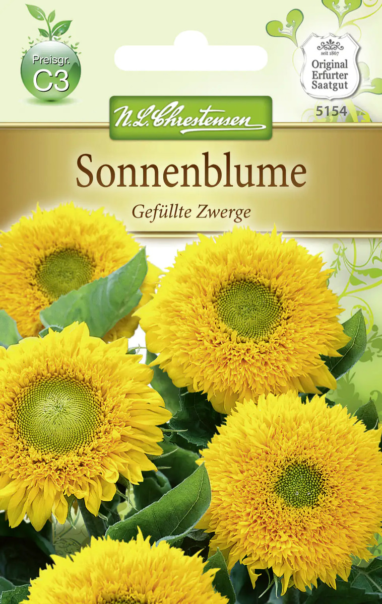 N.L.Chrestensen Saatgut Sonnenblume ca. 20 Pflanzen von Globus Baumarkt
