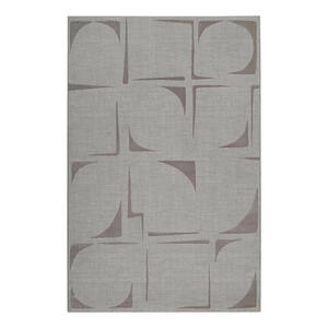 Esprit Flachwebeteppich Nelle, Grau, Silber, Hellgrau, Textil, Abstraktes, rechteckig, 160 cm, Textiles Vertrauen - Oeko-Tex®, für Fußbodenheizung geeignet, in verschiedenen Größen erhältlich,